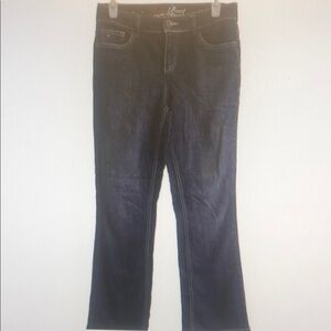 Hope Boot Jeans dark wash Y2K Cowgirl Country Tommy Hilfiger Women’s Sz 2S Short